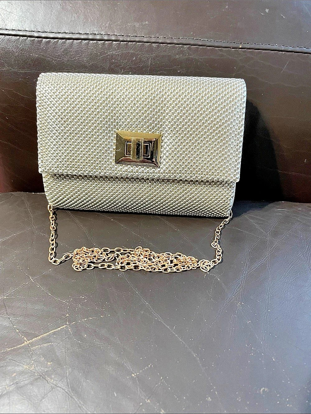 Gold Chain Clutch M’s